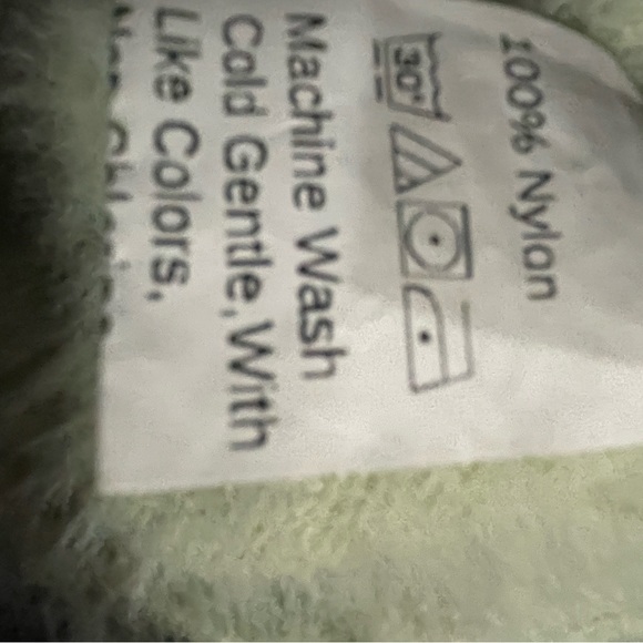 Fluffy Eyelash Green Cropped Bishop Sleeve Cardigan - Picture 6 of 7